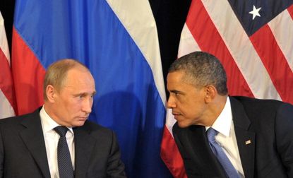 U.S. President Barack Obama and Russian President Vladimir Putin.