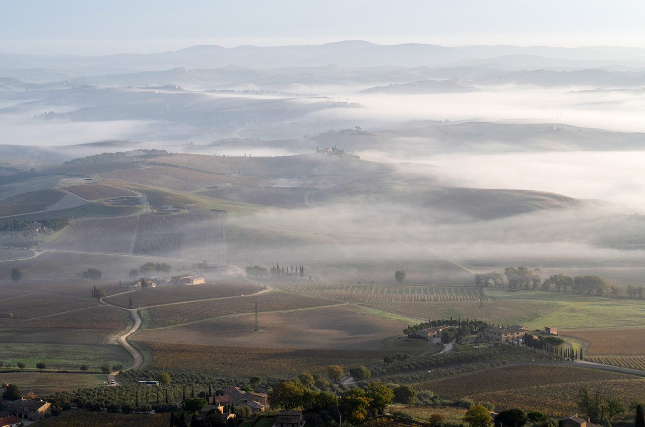 Montalcino's northern expanse