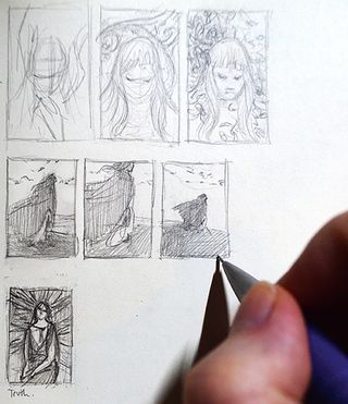 Sketches of thumbnails