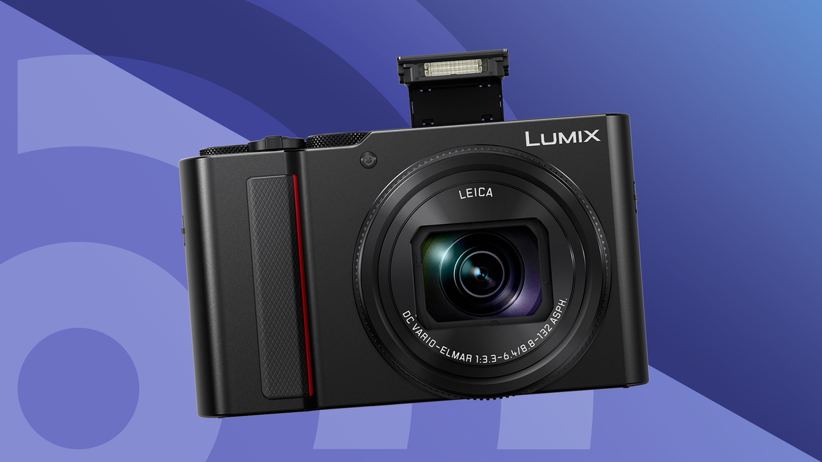 Lead image for TechRadar&#039;s best point-and-shoot camera buying guide, featuring the Panasonic Lumix TZ200