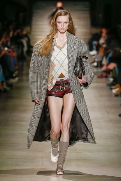 Flocking Diamond Argyle Knit Jumper