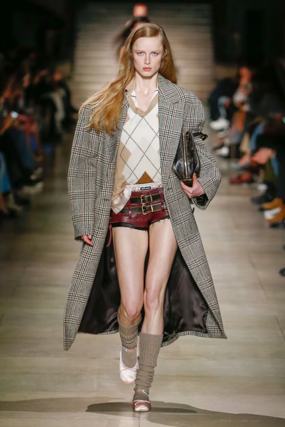 Argyle knit Diamond Jumper Miu Miu AW22