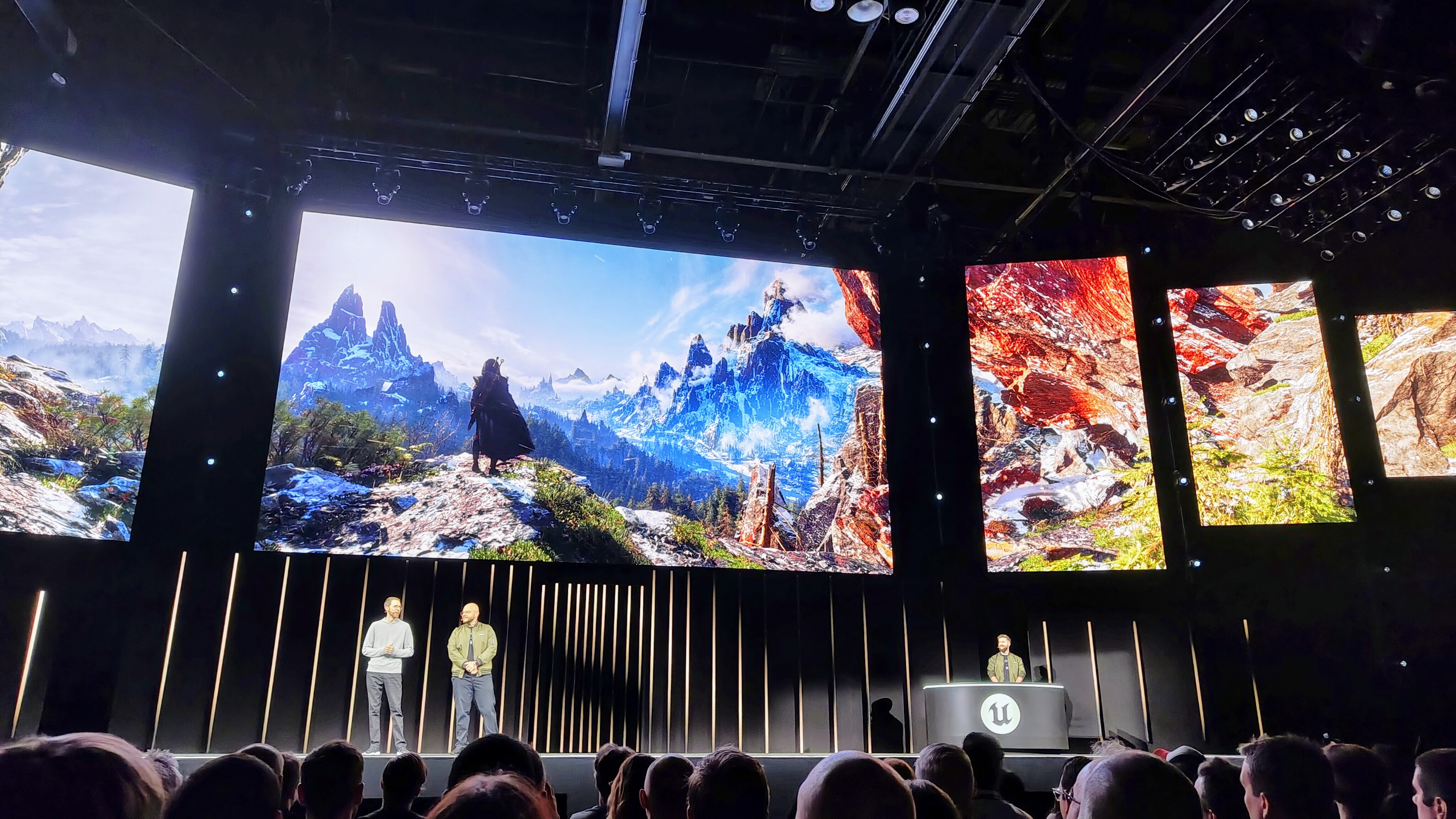 The Witcher 4 Unreal Engine 5.6 tech demo live on stage at State of Unreal 2025 in Orlando