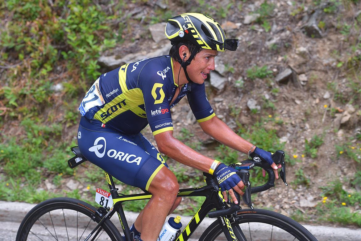 Esteban Chaves puts in a dig on stage 17 of the Tour de France