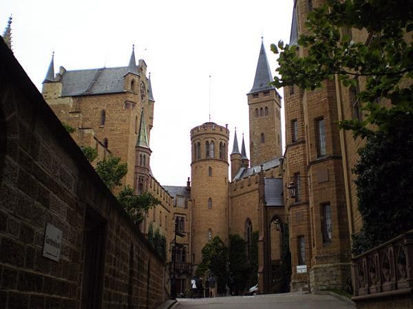 Main courtyard of the medieval castle.