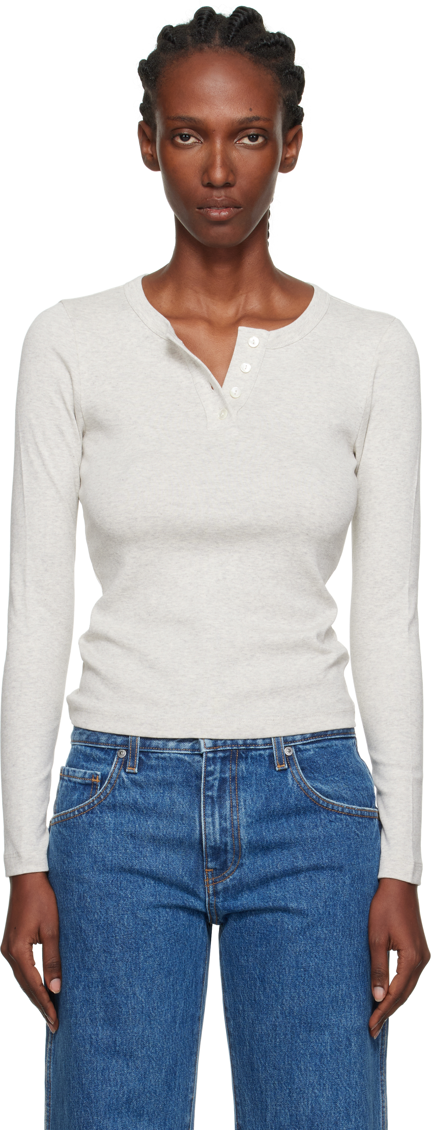 Gray Jess Longsleeve T-Shirt