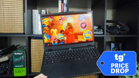 Legion 5 Gen 10 held in hand