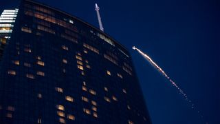 The Red Bull Air Force took to the skies on March 20, 2019 to celebrate the Supermoon.