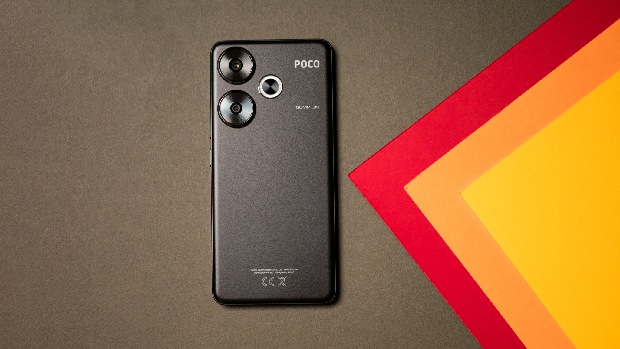 Back view of the POCO F6