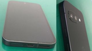 Two alleged images of the Pixel 9a