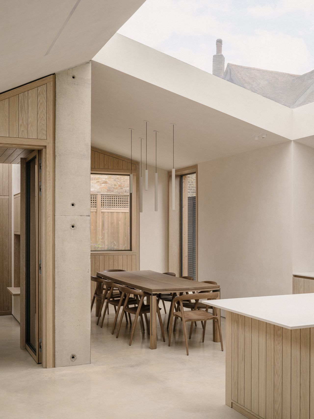 Details of the ground floor living space