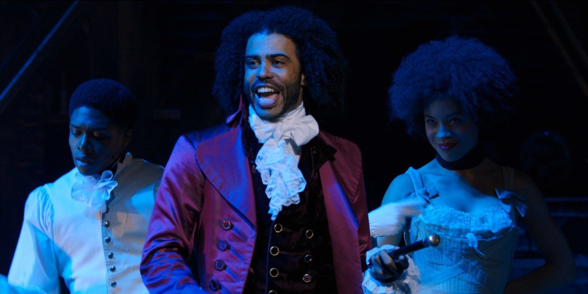 Daveed Diggs as Thomas Jefferson in the live stage film Hamilton