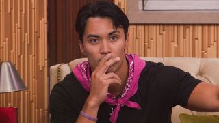 Zach with his hand on his face as he awaits the vote announcement