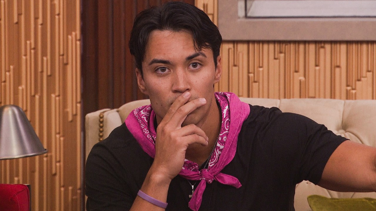 Zach with his hand on his face as he awaits the vote announcement