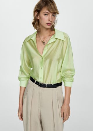 Satin Lyocell Shirt