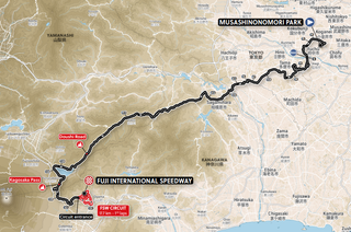 Women's Road Race Route for the 2020 Tokyo Olympic Games