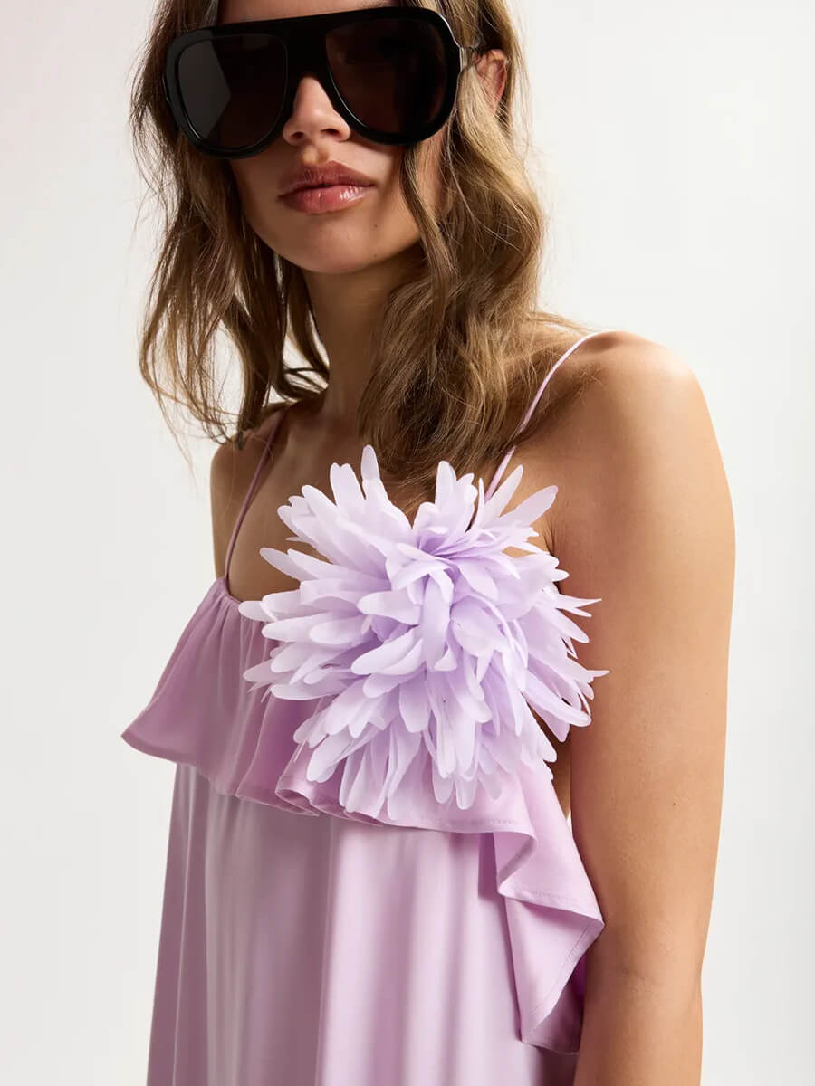 Jortensia Brooch - Violette