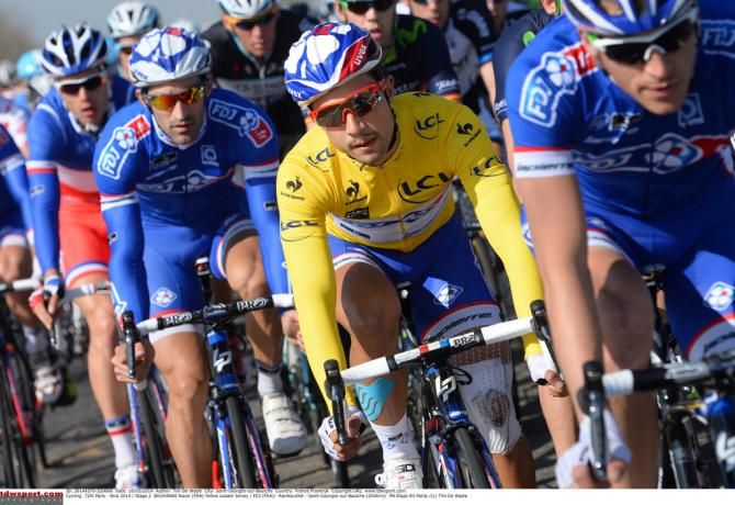 Nacer Bouhanni had the aero lid on today