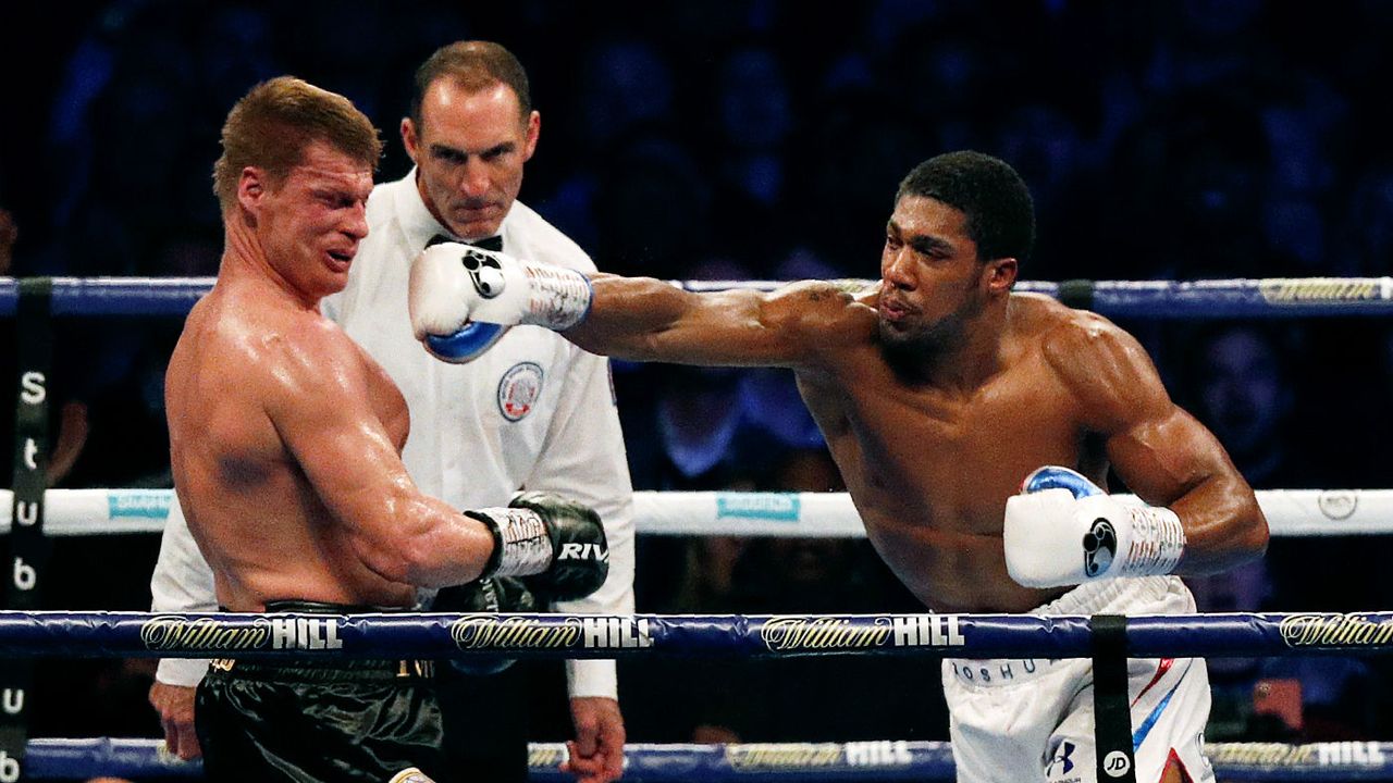 Anthony Joshua vs. Alexander Povetkin boxing Wembley