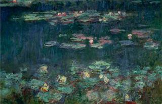 Lulu's favourite painting, Water Lilies (Nymphéas) by Claude Monet.