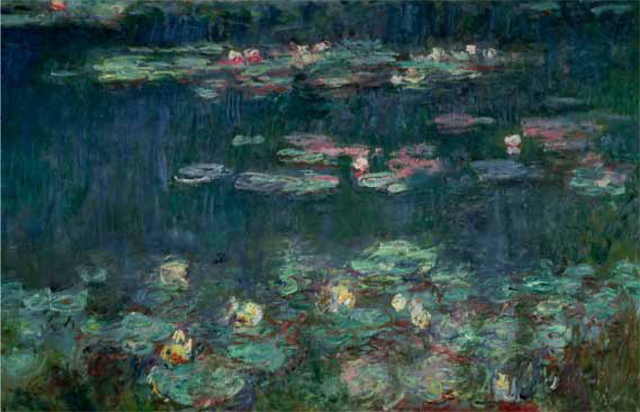 Lulu&#039;s favourite painting, Water Lilies (Nymphéas) by Claude Monet.