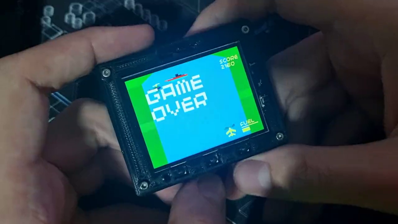 River Raid on a Pimoroni Tufty2040