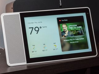 The Lenovo Smart Display runs the Android Things operating system — and supports YouTube natively.