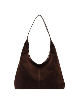 Brown Suede Bag,suede Purse,brown Purses Suede, Suede Handbag,suede Shoulder Bag,large Brown Tote Handbag (coffee)