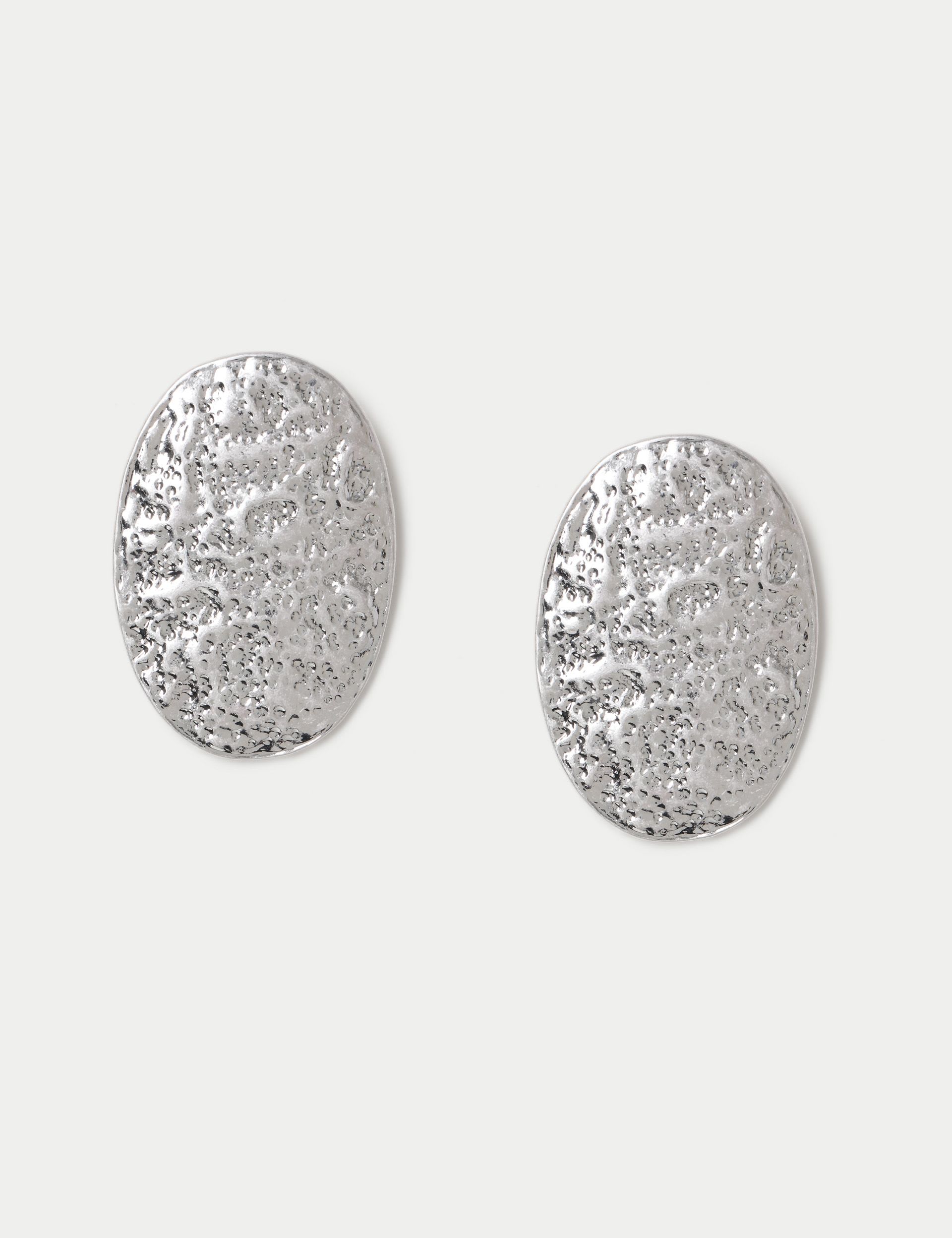 Oversized Textured Stud Earrings