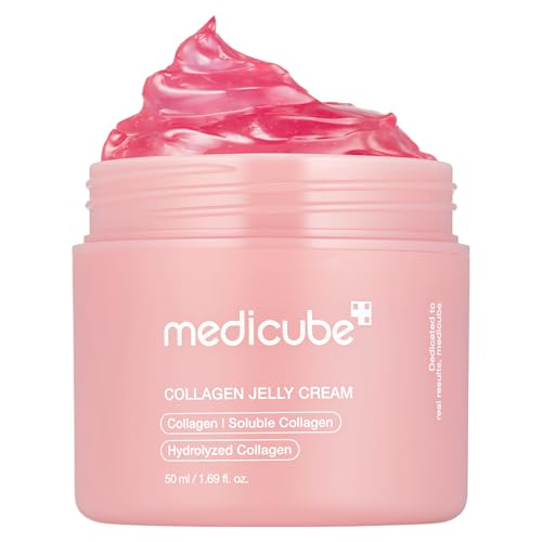 Medicube Collagen Jelly Cream- Niacinamide &amp;amp; Freeze-Dried Hydrolyzed Collagen - Boosts Skin's Barrier Hydration and Gives 24h Glow &amp;amp; Lifted Look - Korean Skincare (1.69 Fl Oz (pack of 1))