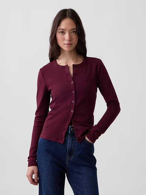Gap, Modern Crewneck Cardigan