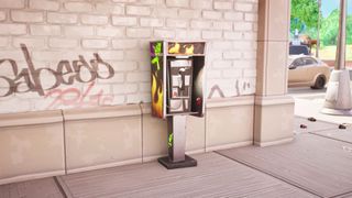 One of the Fortnite Burner Pay Phones located in Faulty Splits