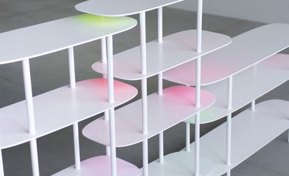 ‘For a Fleeting Moment’ mobile shelves by Bijin Davis