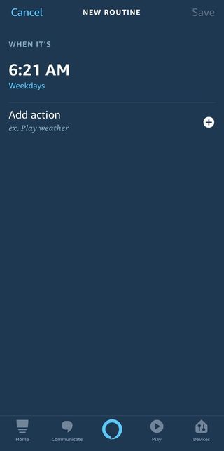 Alexa App Screenshot Routine 24