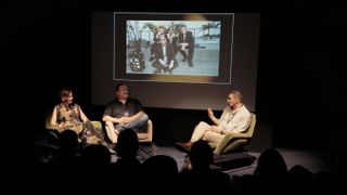 Tina Eisen, Paul Reiffer and Alessandro Galatoli during the panel discussing that followed the premiere of ‘Capture One presents Alessandro Galatoli and Paul Reiffer at Cannes‘, a livestream in London