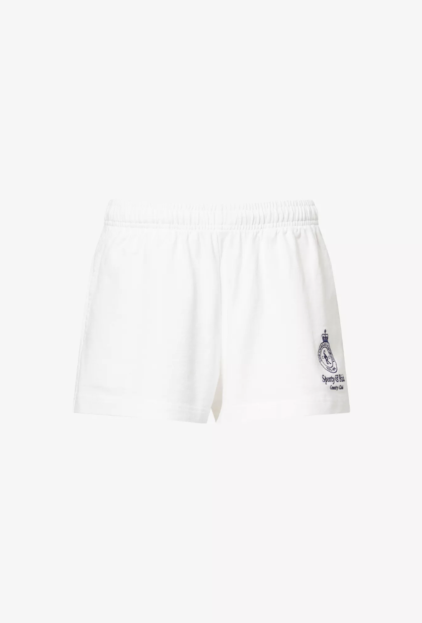 An image of retro shorts from Sporty 
Rich.