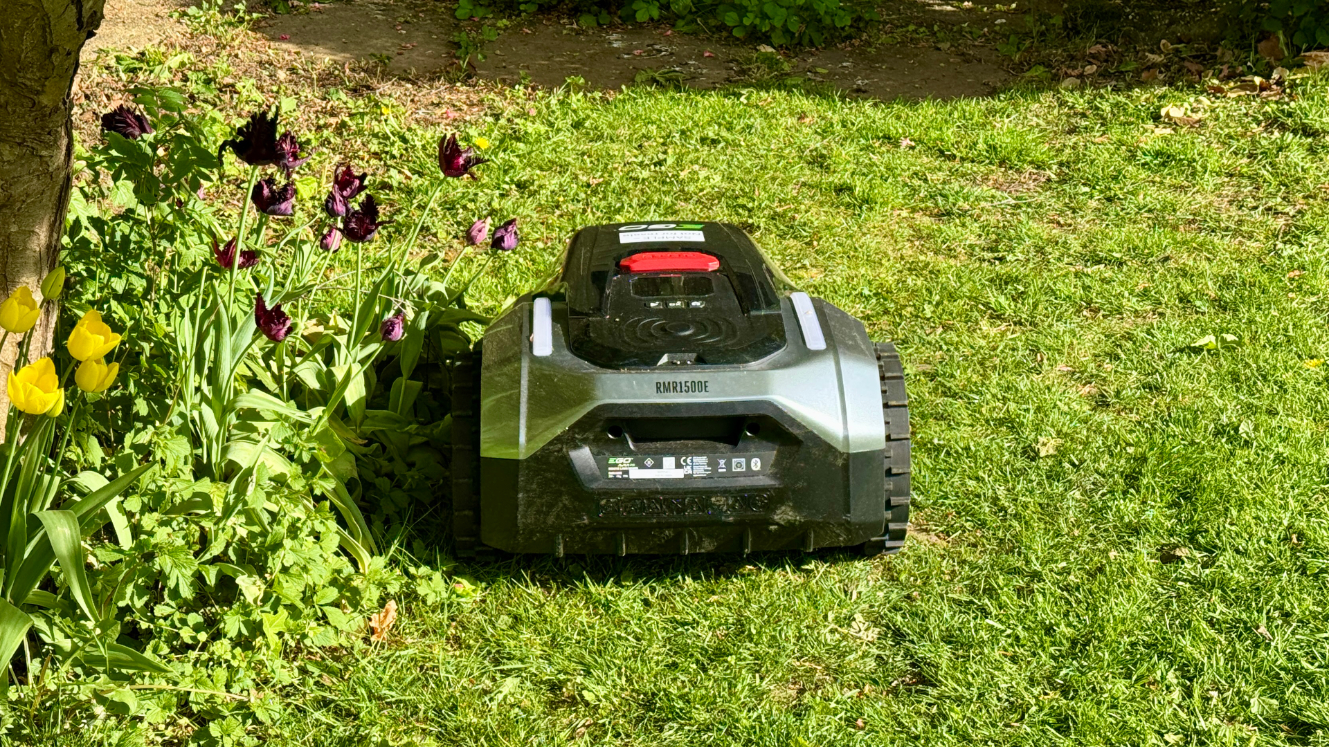 EGO AURA-R2 robot mower on my lawn full test
