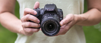 Canon EOS 200D with EF-S 18-55mm f/3.5-5.6 III and EF 75-300mm f/4-5.6 III lenses – £529