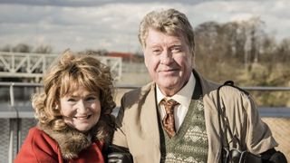 Michael Crawford and Michele Dotrice as Frank and Betty Spencer in their famous roles for a one-off sketch for Sport Relief