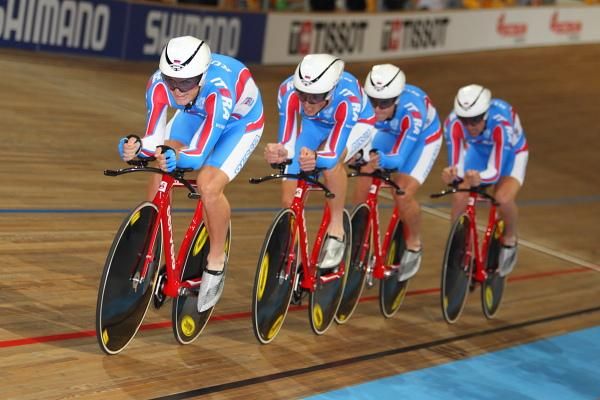 Russia were silver medallists, losing to Australia and World Championship title in the team pursuit