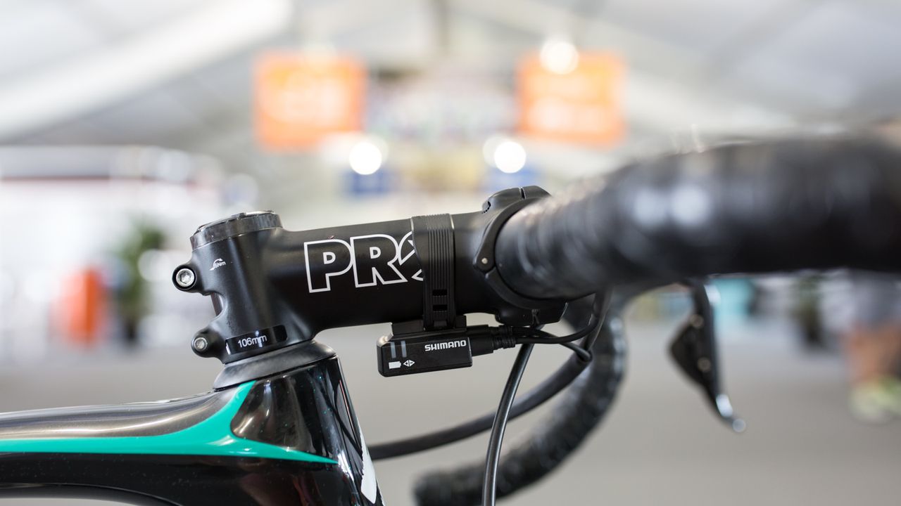 The Di2 junction box is held underneath the stem