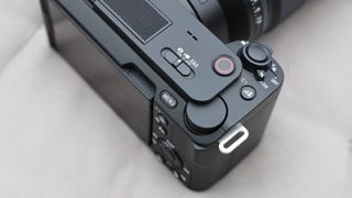Sony ZV-E1 digital camera mode selection button and record button