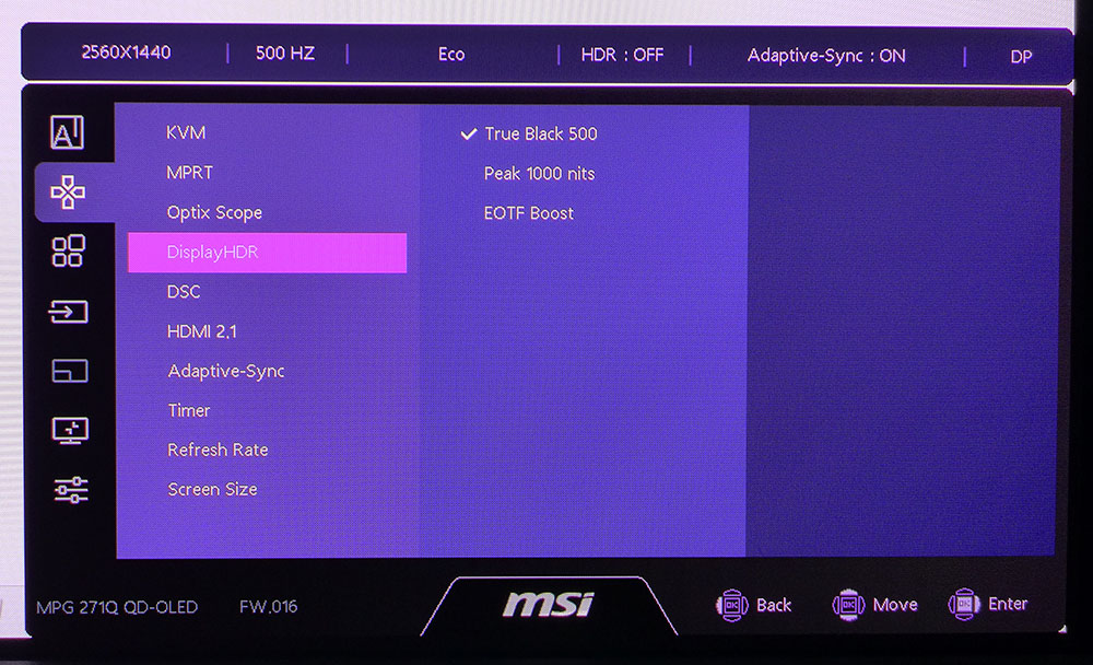 MSI MPG271QR X50