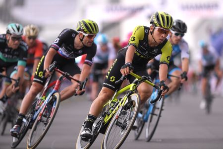 Caleb Ewan and Luka Mezgec led the charge for Mitchelton-Scott