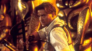 Brendan Fraser as Rick O'Connell in The mummy Returns