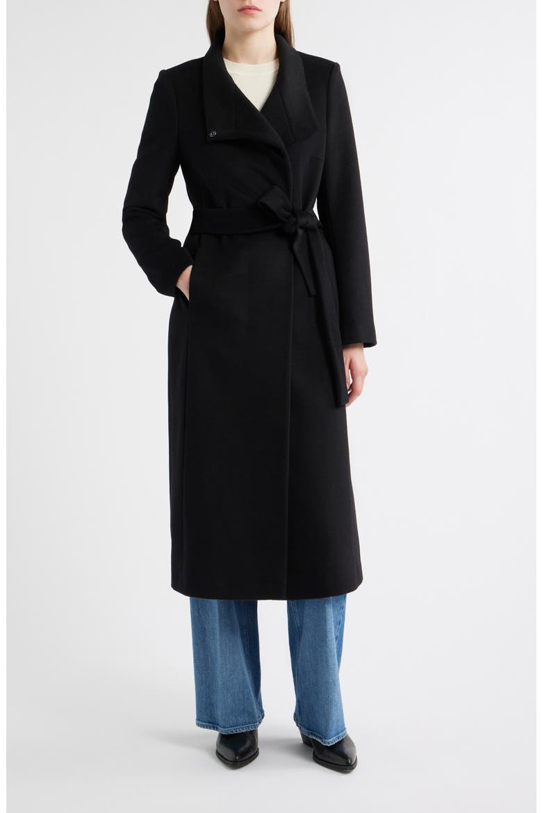 Stand Collar Wrap Coat