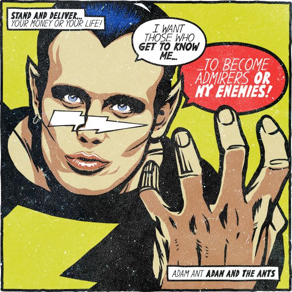 Adam Ant's name and look is perfectly suited to Black Adam