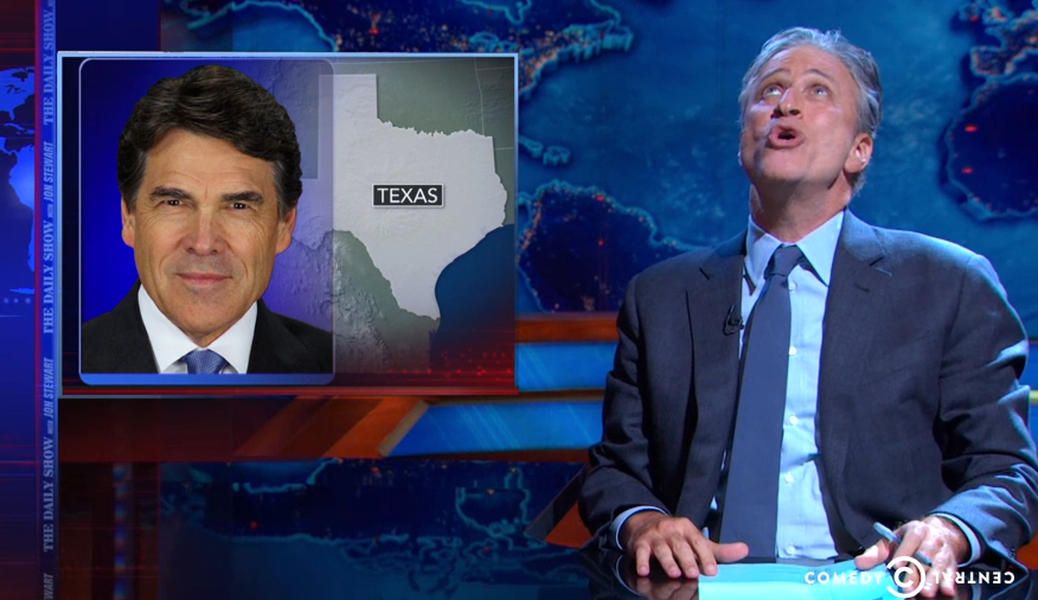 Jon Stewart really doesn&amp;#039;t want Rick Perry to go to jail