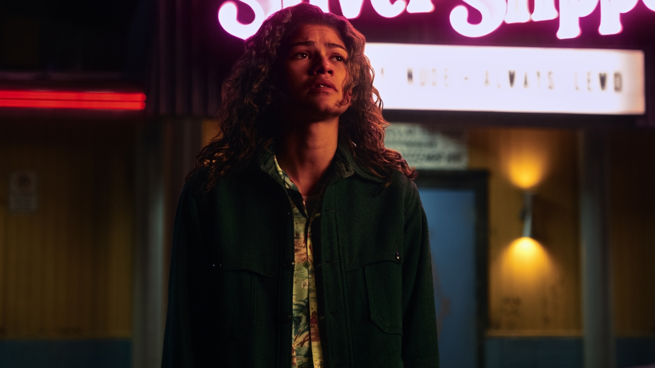 Zendaya in season three of Euphoria.