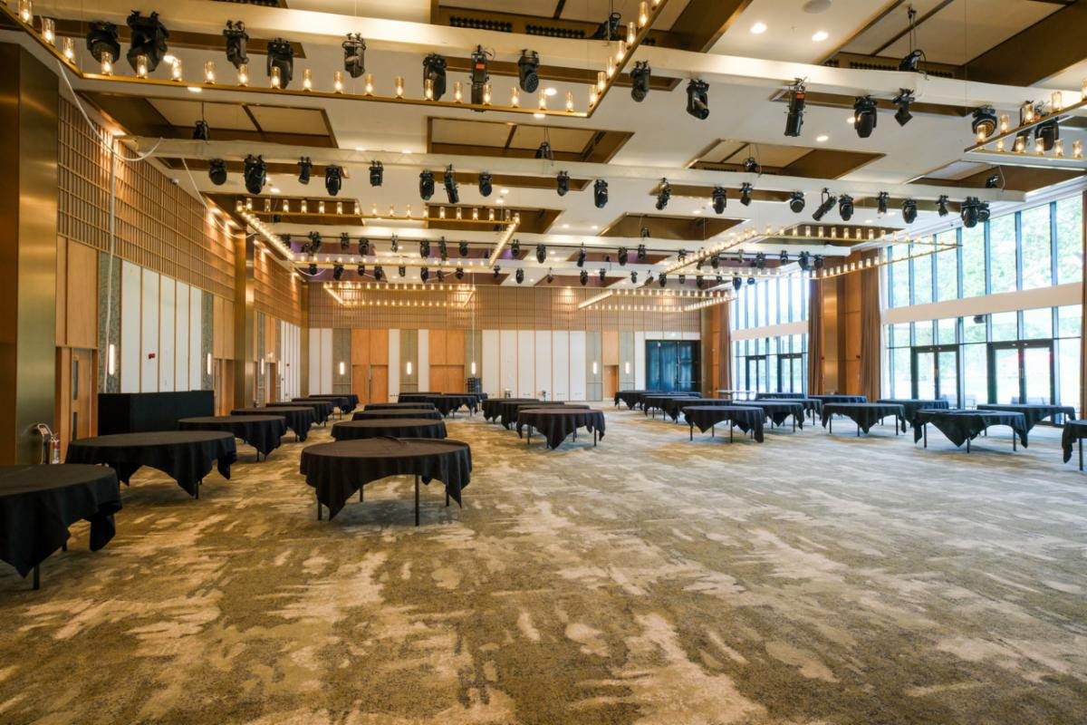 The spin studio and ballroom at The Belfry Golf Club.